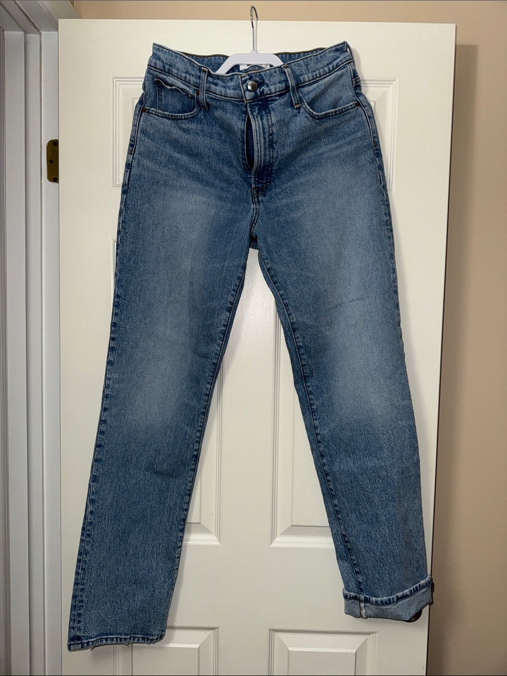Madewell Women's Straight-Leg Jeans in Mid Blue Wash